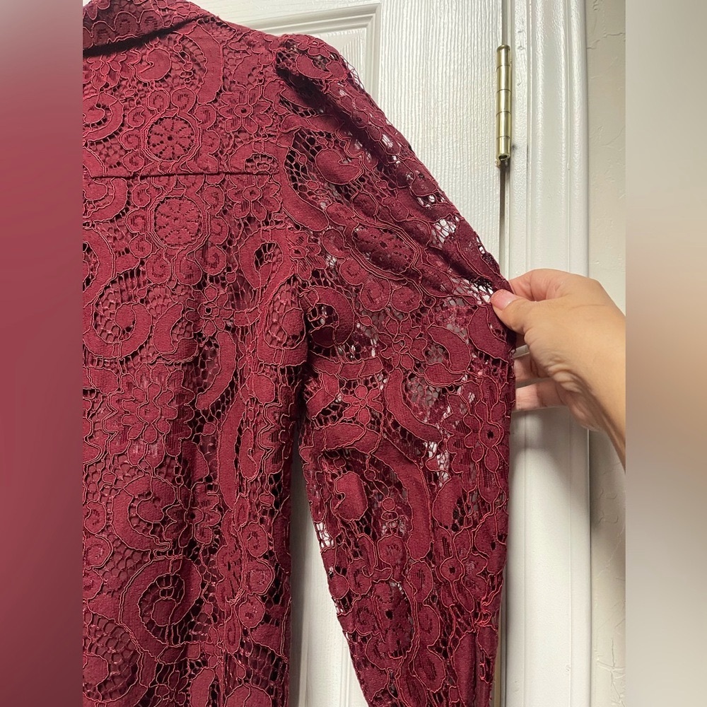 NEW Nanette Lepore Long Sleeve Blouse - Picture 4 of 9